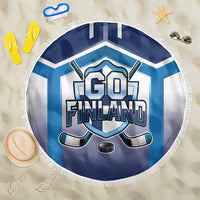 Finland Ice Hockey Beach Blanket Go Suomi Lion Unique Style