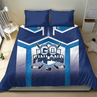 Finland Ice Hockey Bedding Set Go Suomi Lion Unique Style