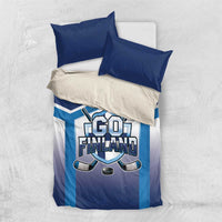 Finland Ice Hockey Bedding Set Go Suomi Lion Unique Style