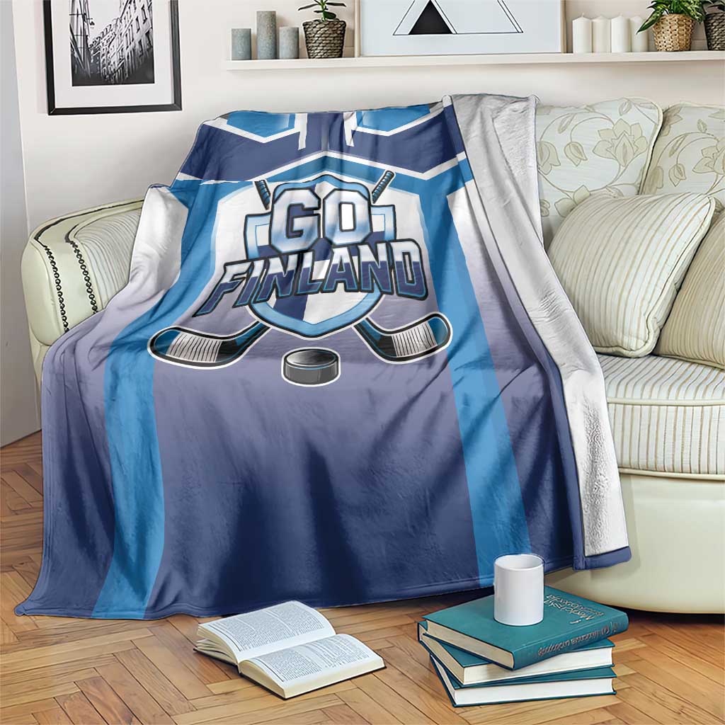 Finland Ice Hockey Blanket Go Suomi Lion Unique Style
