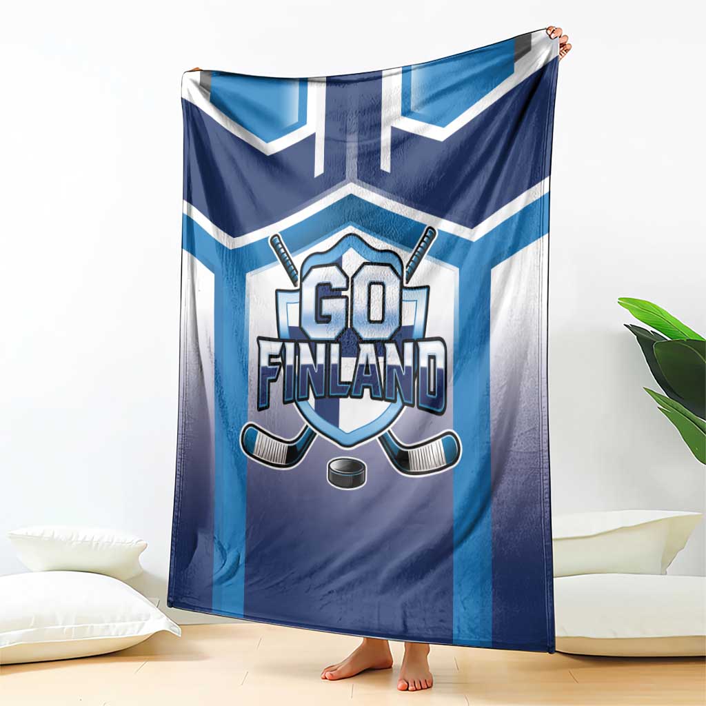 Finland Ice Hockey Blanket Go Suomi Lion Unique Style