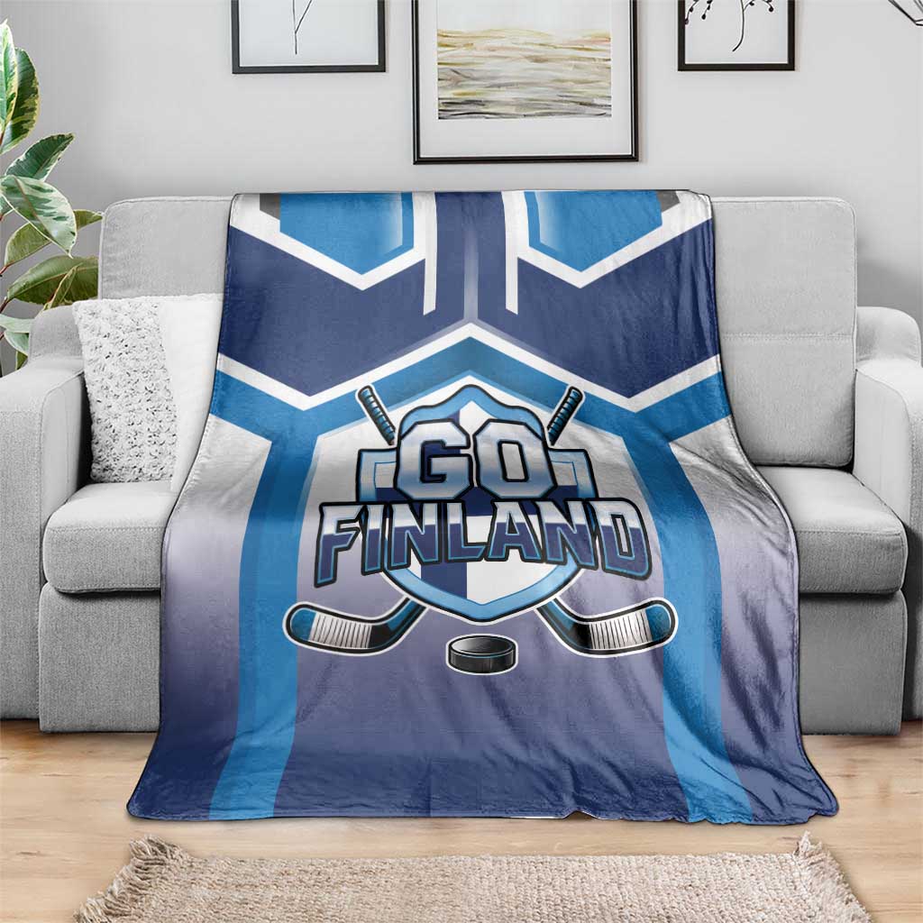 Finland Ice Hockey Blanket Go Suomi Lion Unique Style