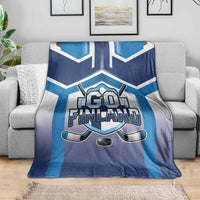 Finland Ice Hockey Blanket Go Suomi Lion Unique Style