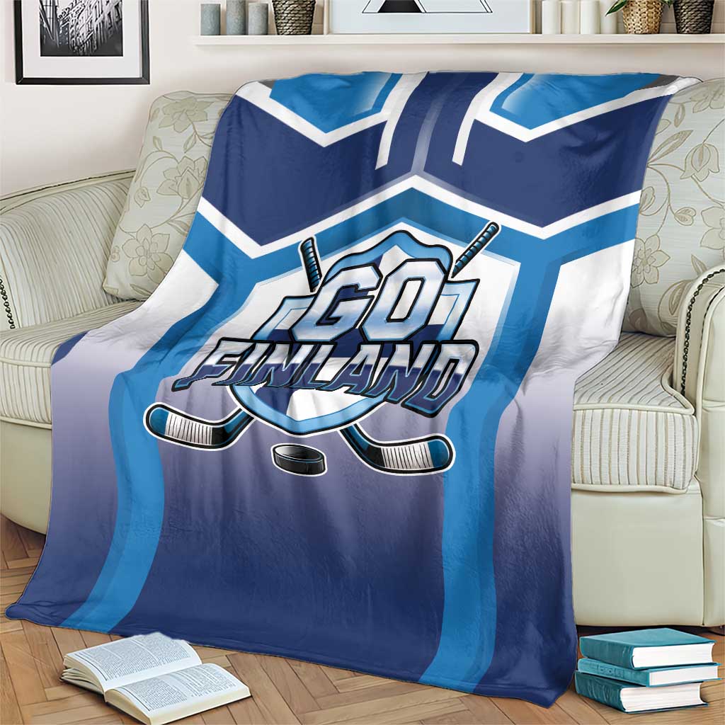 Finland Ice Hockey Blanket Go Suomi Lion Unique Style