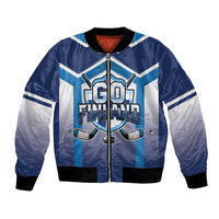 Finland Ice Hockey Custom Bomber Jacket Go Suomi Lion Unique Style