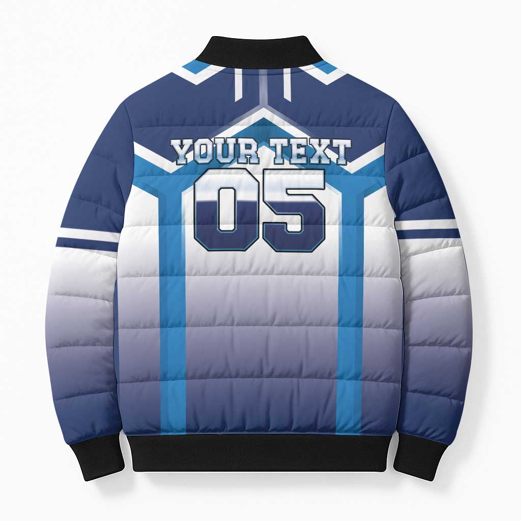 Finland Ice Hockey Custom Bomber Puffer Jacket Go Suomi Lion Unique Style