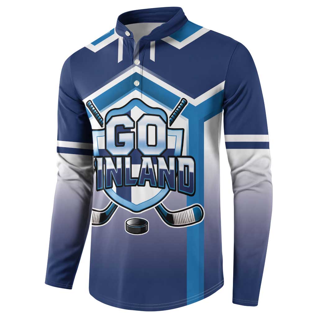 Finland Ice Hockey Custom Button Sweatshirt Go Suomi Lion Unique Style