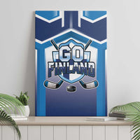 Finland Ice Hockey Canvas Wall Art Go Suomi Lion Unique Style
