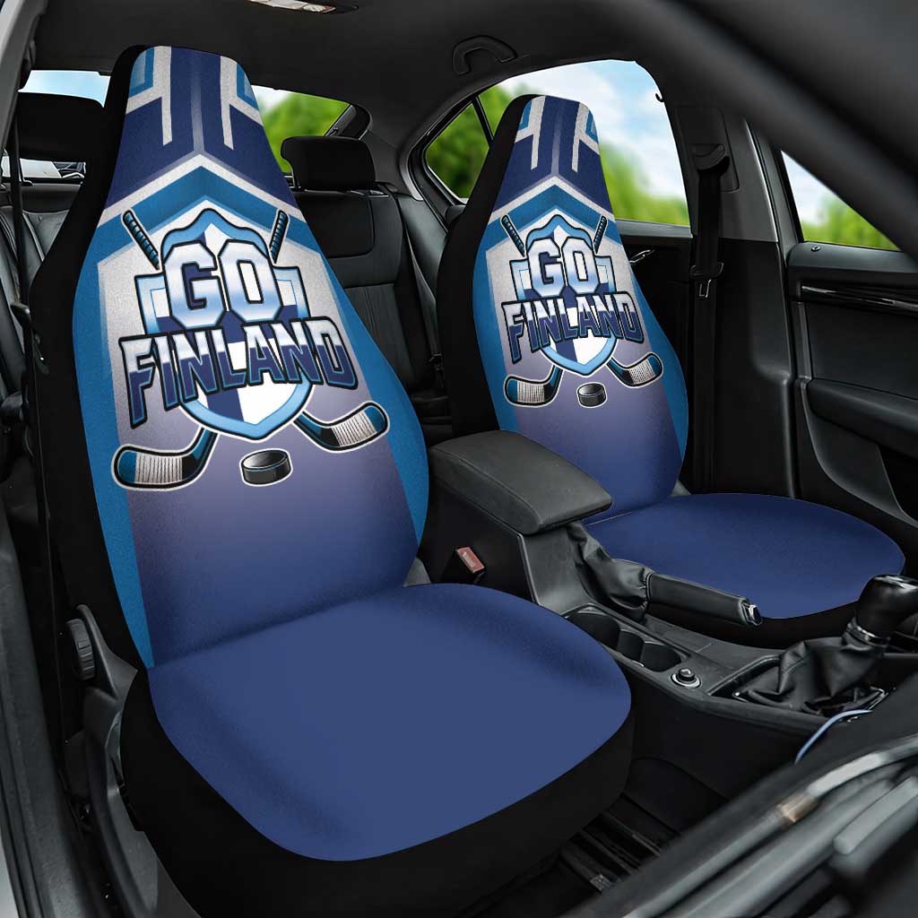 Finland Ice Hockey Car Seat Cover Go Suomi Lion Unique Style