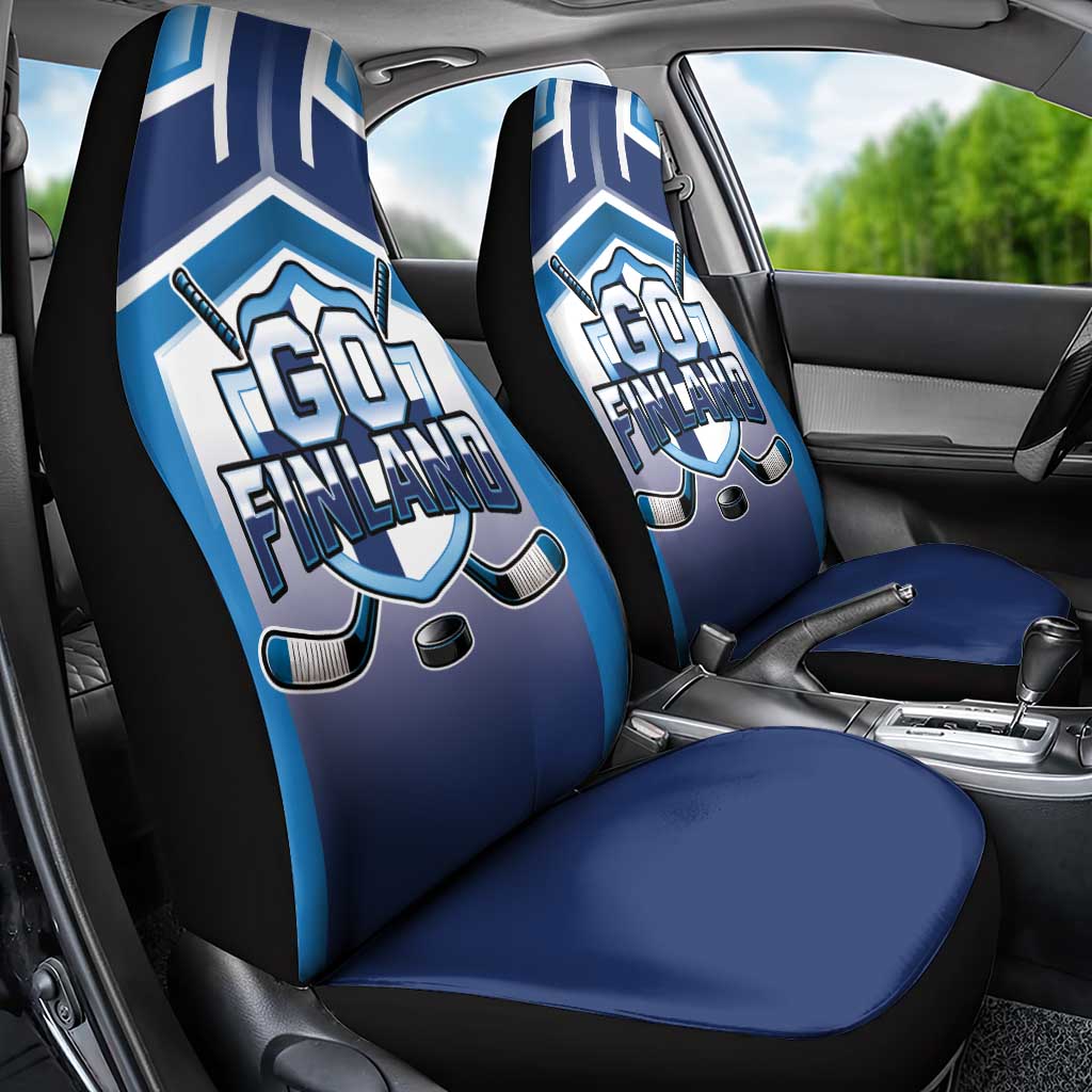 Finland Ice Hockey Car Seat Cover Go Suomi Lion Unique Style