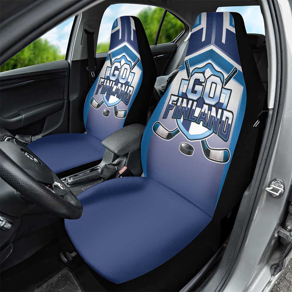 Finland Ice Hockey Car Seat Cover Go Suomi Lion Unique Style