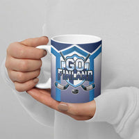 Finland Ice Hockey Custom Ceramic Mug Go Suomi Lion Unique Style