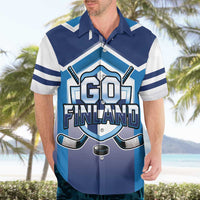 Finland Ice Hockey Custom Hawaiian Shirt Go Suomi Lion Unique Style