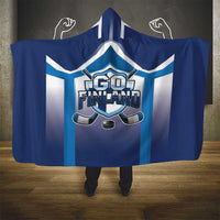 Finland Ice Hockey Hooded Blanket Go Suomi Lion Unique Style