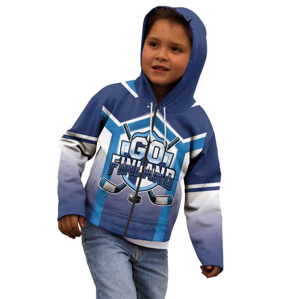 Finland Ice Hockey Custom Kid Hoodie Go Suomi Lion Unique Style