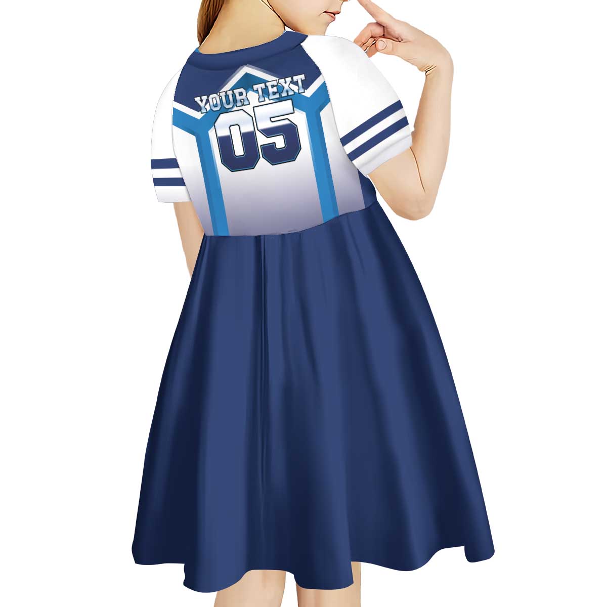 Finland Ice Hockey Custom Kid Short Sleeve Dress Go Suomi Lion Unique Style