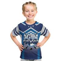 Finland Ice Hockey Custom Kid T Shirt Go Suomi Lion Unique Style