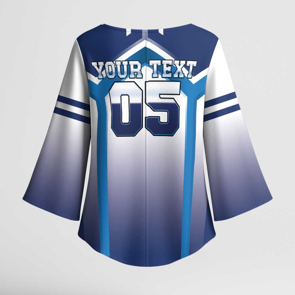 Finland Ice Hockey Custom Kimono Sleeve Blouse Go Suomi Lion Unique Style