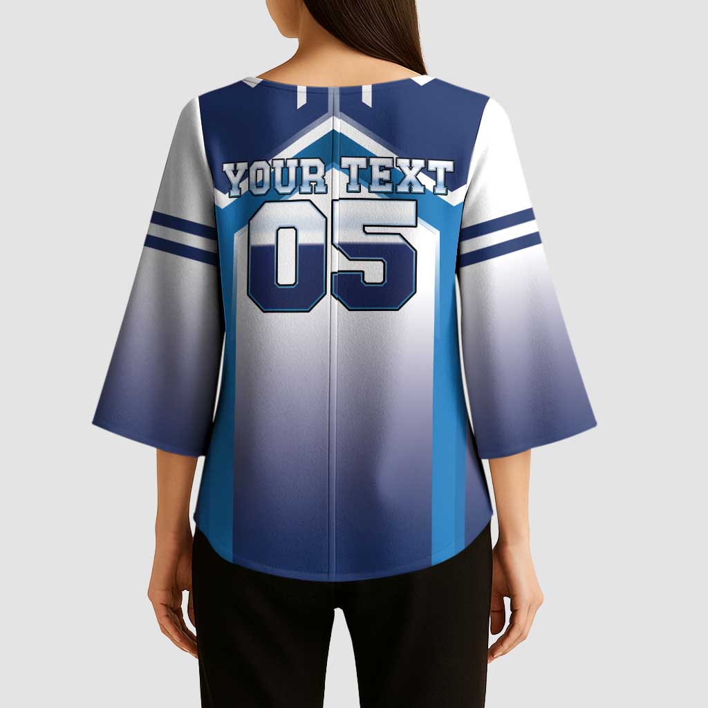 Finland Ice Hockey Custom Kimono Sleeve Blouse Go Suomi Lion Unique Style