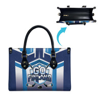 Finland Ice Hockey Leather Bag Go Suomi Lion Unique Style