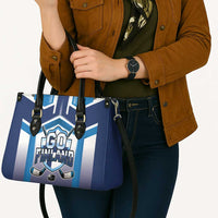 Finland Ice Hockey Leather Bag Go Suomi Lion Unique Style