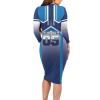 Finland Ice Hockey Custom Long Sleeve Bodycon Dress Go Suomi Lion Unique Style