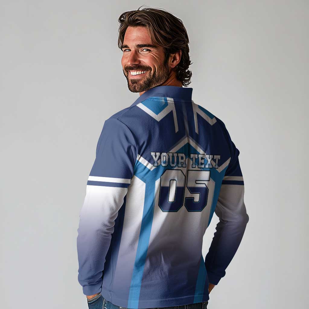 Finland Ice Hockey Custom Long Sleeve Polo Shirt Go Suomi Lion Unique Style