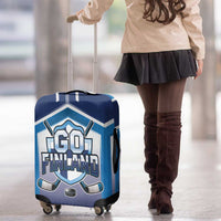 Finland Ice Hockey Luggage Cover Go Suomi Lion Unique Style