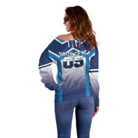 Finland Ice Hockey Custom Off Shoulder Sweater Go Suomi Lion Unique Style
