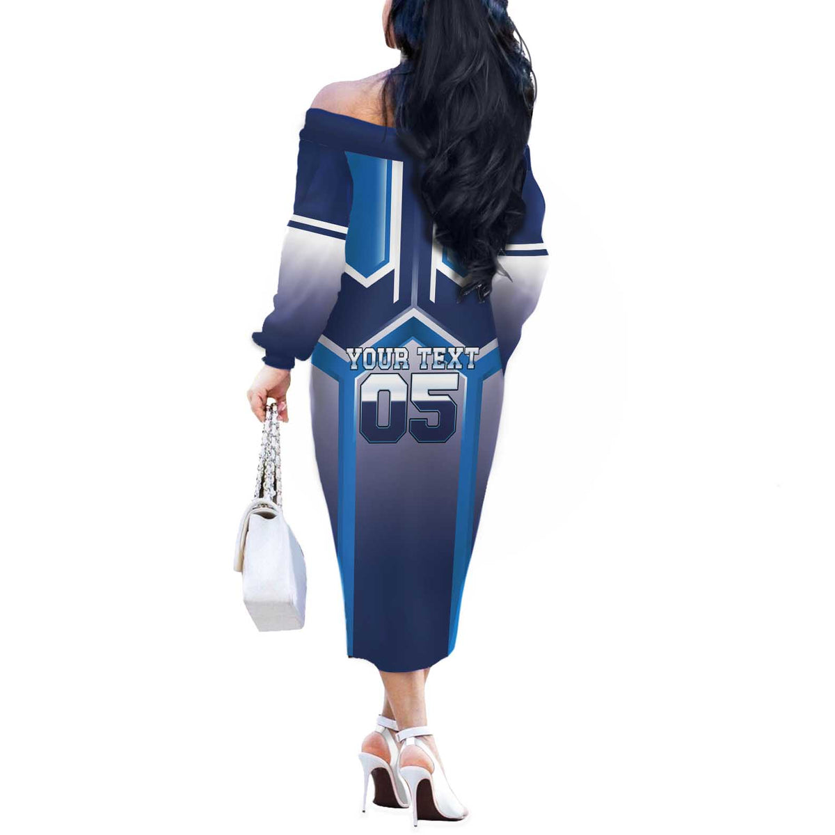 Finland Ice Hockey Custom Off The Shoulder Long Sleeve Dress Go Suomi Lion Unique Style