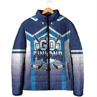 Finland Ice Hockey Custom Padded Jacket Go Suomi Lion Unique Style