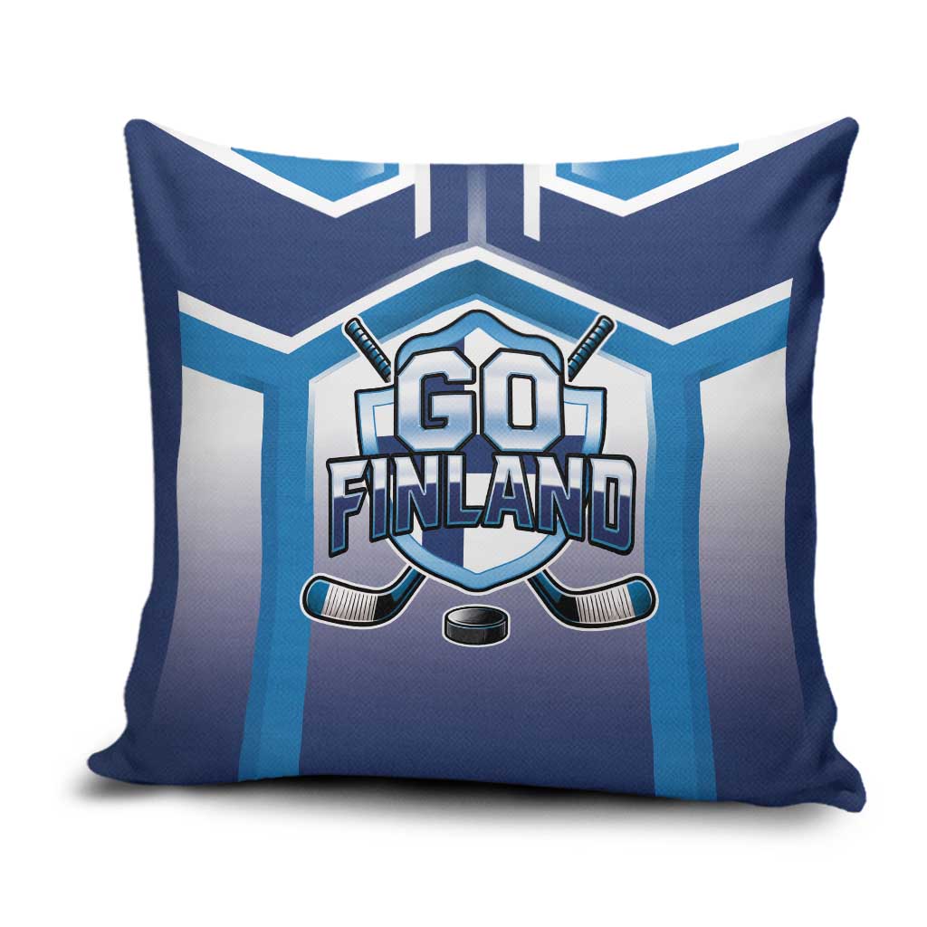 Finland Ice Hockey Pillow Cover Go Suomi Lion Unique Style