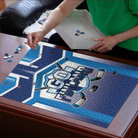 Finland Ice Hockey Puzzle Go Suomi Lion Unique Style