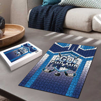 Finland Ice Hockey Puzzle Go Suomi Lion Unique Style
