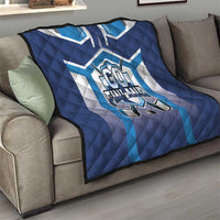 Finland Ice Hockey Quilt Go Suomi Lion Unique Style