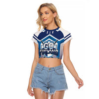 Finland Ice Hockey Custom Raglan Cropped T Shirt Go Suomi Lion Unique Style