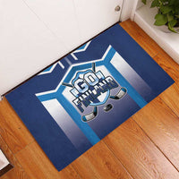 Finland Ice Hockey Rubber Doormat Go Suomi Lion Unique Style