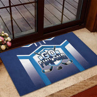 Finland Ice Hockey Rubber Doormat Go Suomi Lion Unique Style