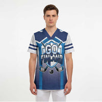 Finland Ice Hockey Custom Scrub Top Go Suomi Lion Unique Style