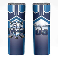 Finland Ice Hockey Custom Skinny Tumbler Go Suomi Lion Unique Style