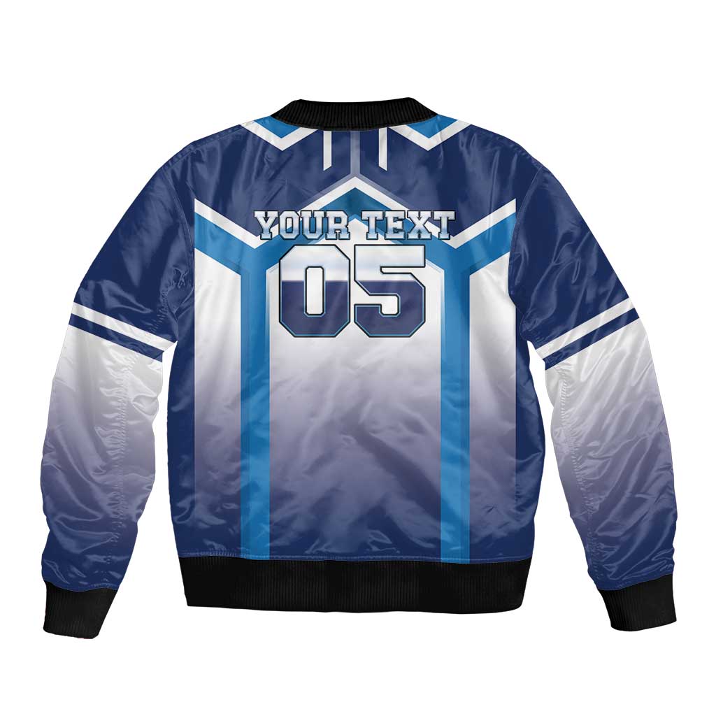 Finland Ice Hockey Custom Sleeve Zip Bomber Jacket Go Suomi Lion Unique Style