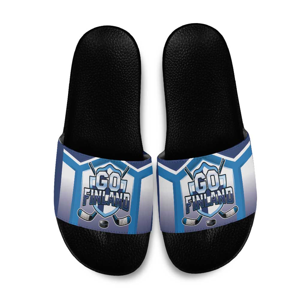 Finland Ice Hockey Slide Sandals Go Suomi Lion Unique Style