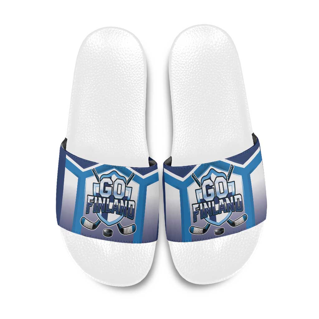 Finland Ice Hockey Slide Sandals Go Suomi Lion Unique Style