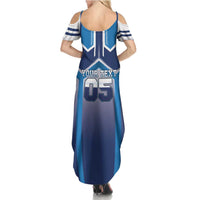 Finland Ice Hockey Custom Summer Maxi Dress Go Suomi Lion Unique Style
