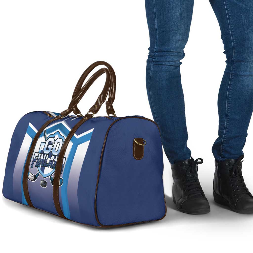 Finland Ice Hockey Travel Bag Go Suomi Lion Unique Style