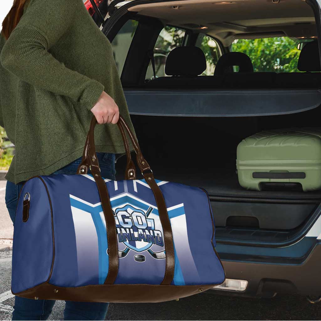 Finland Ice Hockey Travel Bag Go Suomi Lion Unique Style