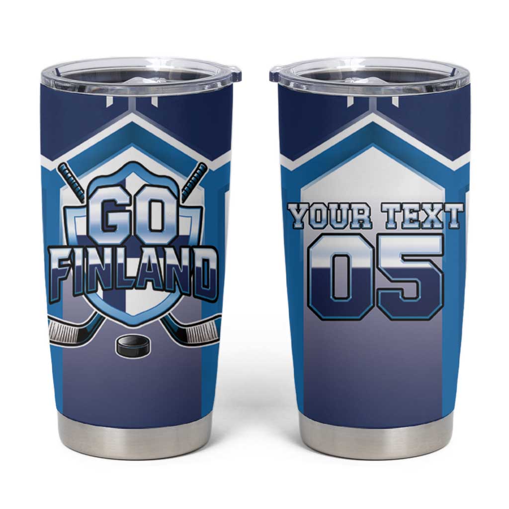 Finland Ice Hockey Custom Tumbler Cup Go Suomi Lion Unique Style