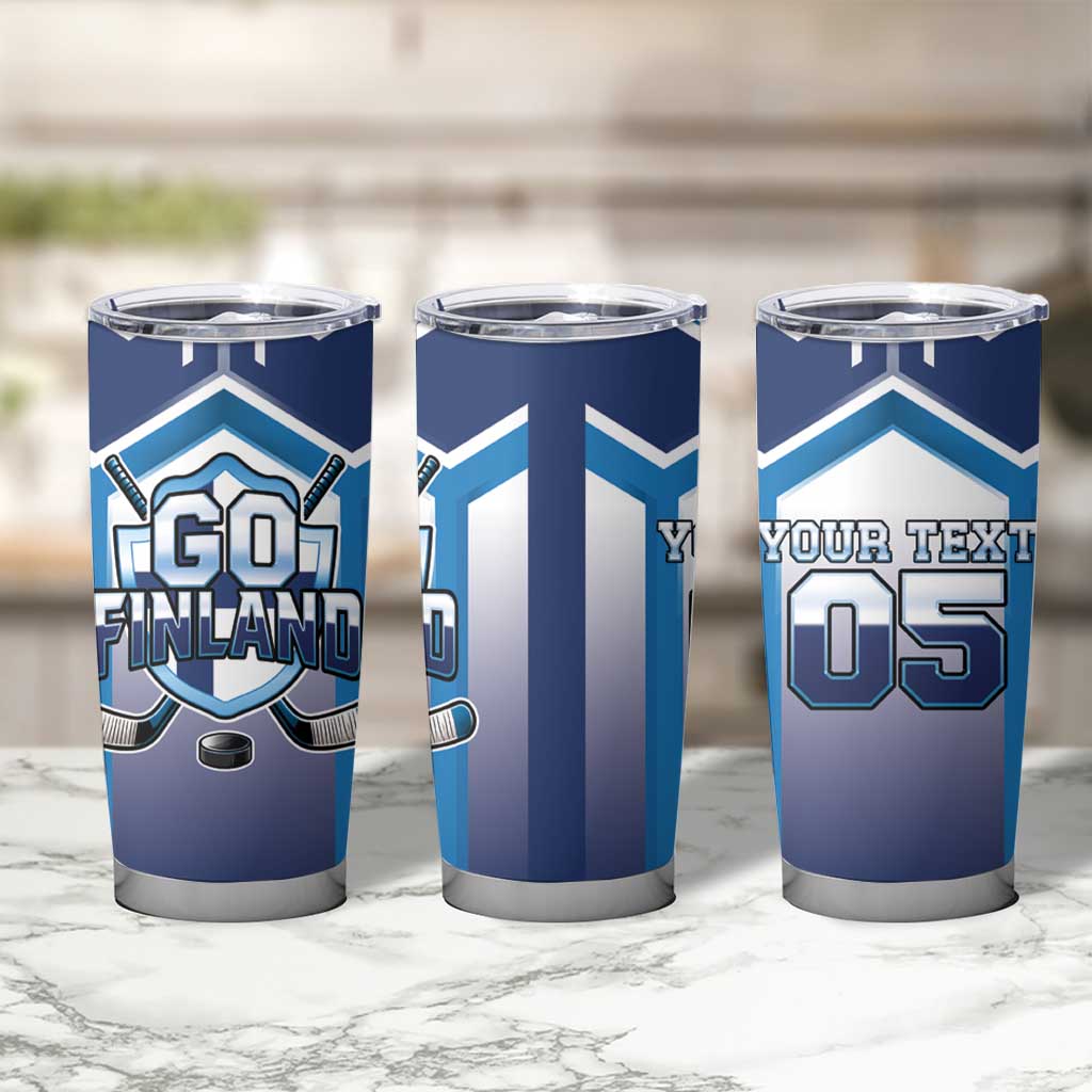Finland Ice Hockey Custom Tumbler Cup Go Suomi Lion Unique Style