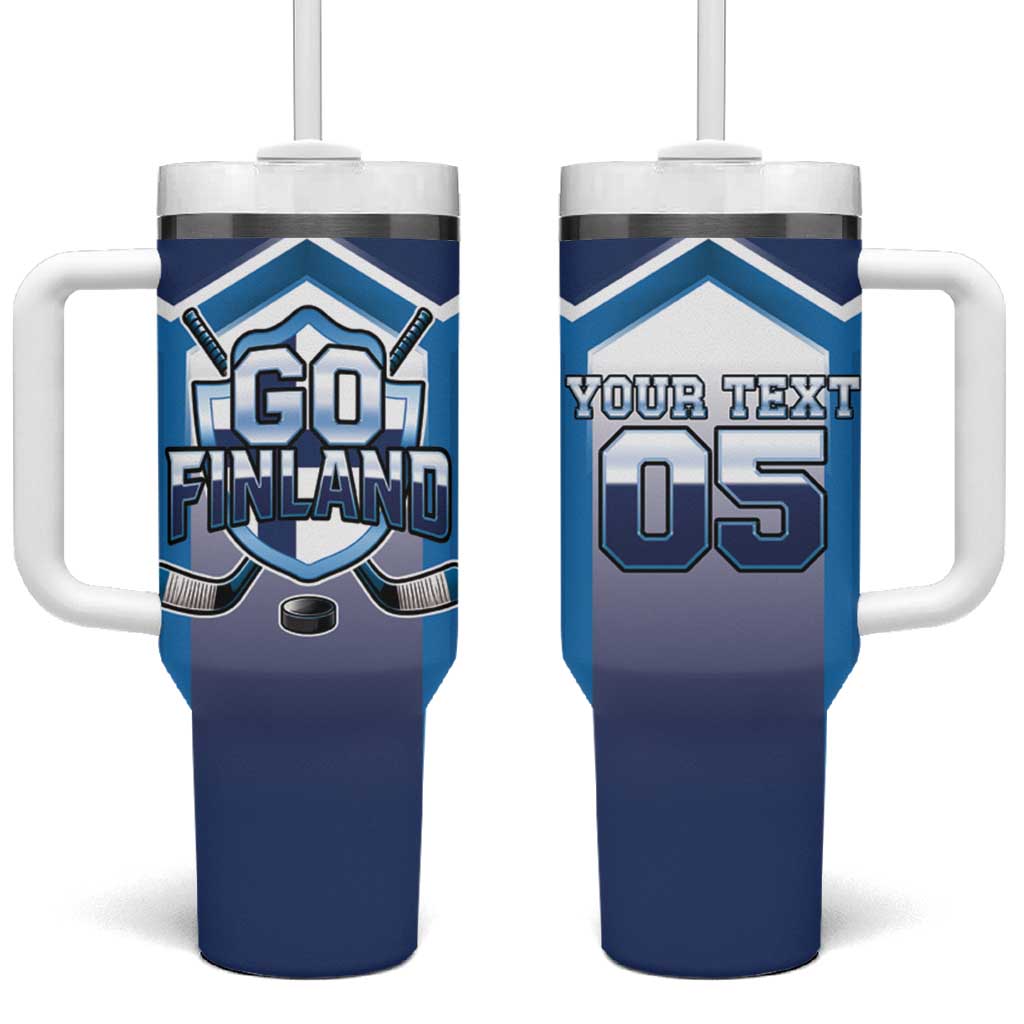 Finland Ice Hockey Custom Tumbler With Handle Go Suomi Lion Unique Style