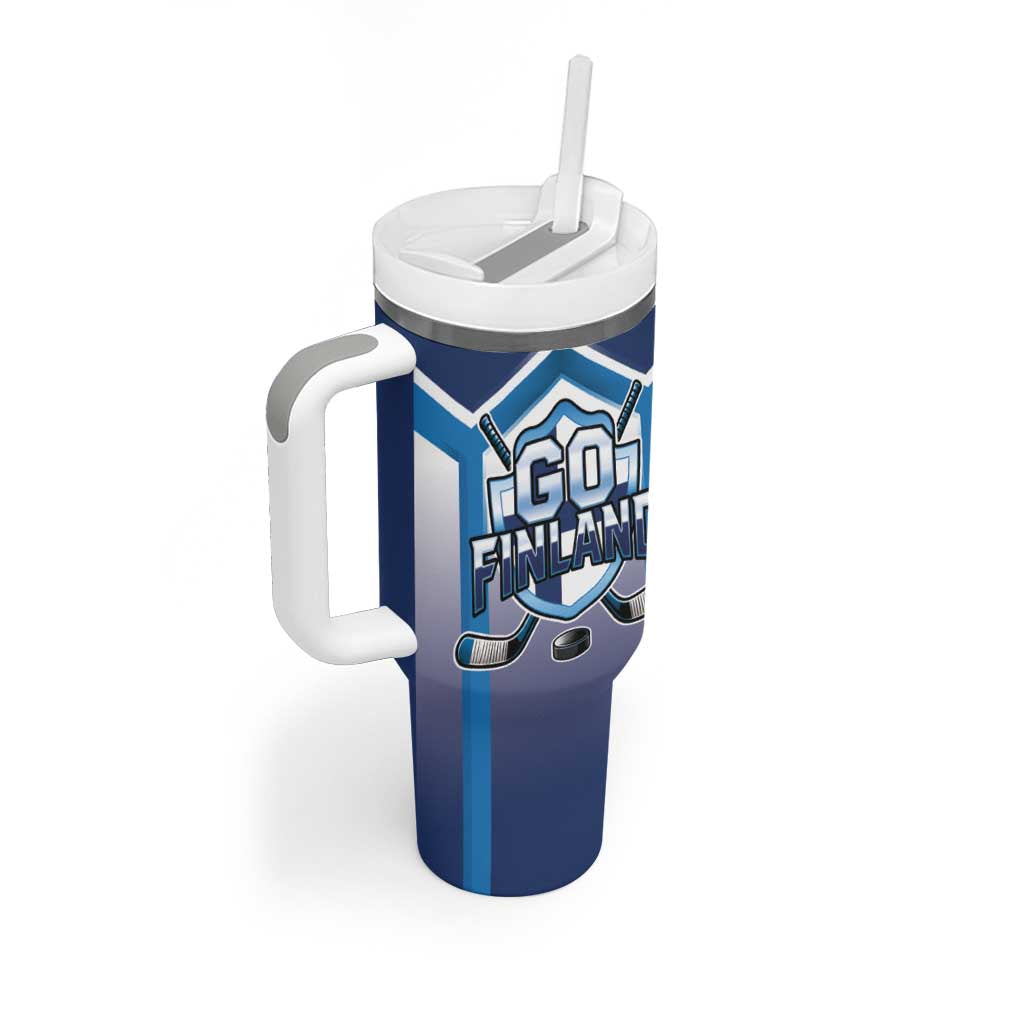 Finland Ice Hockey Custom Tumbler With Handle Go Suomi Lion Unique Style